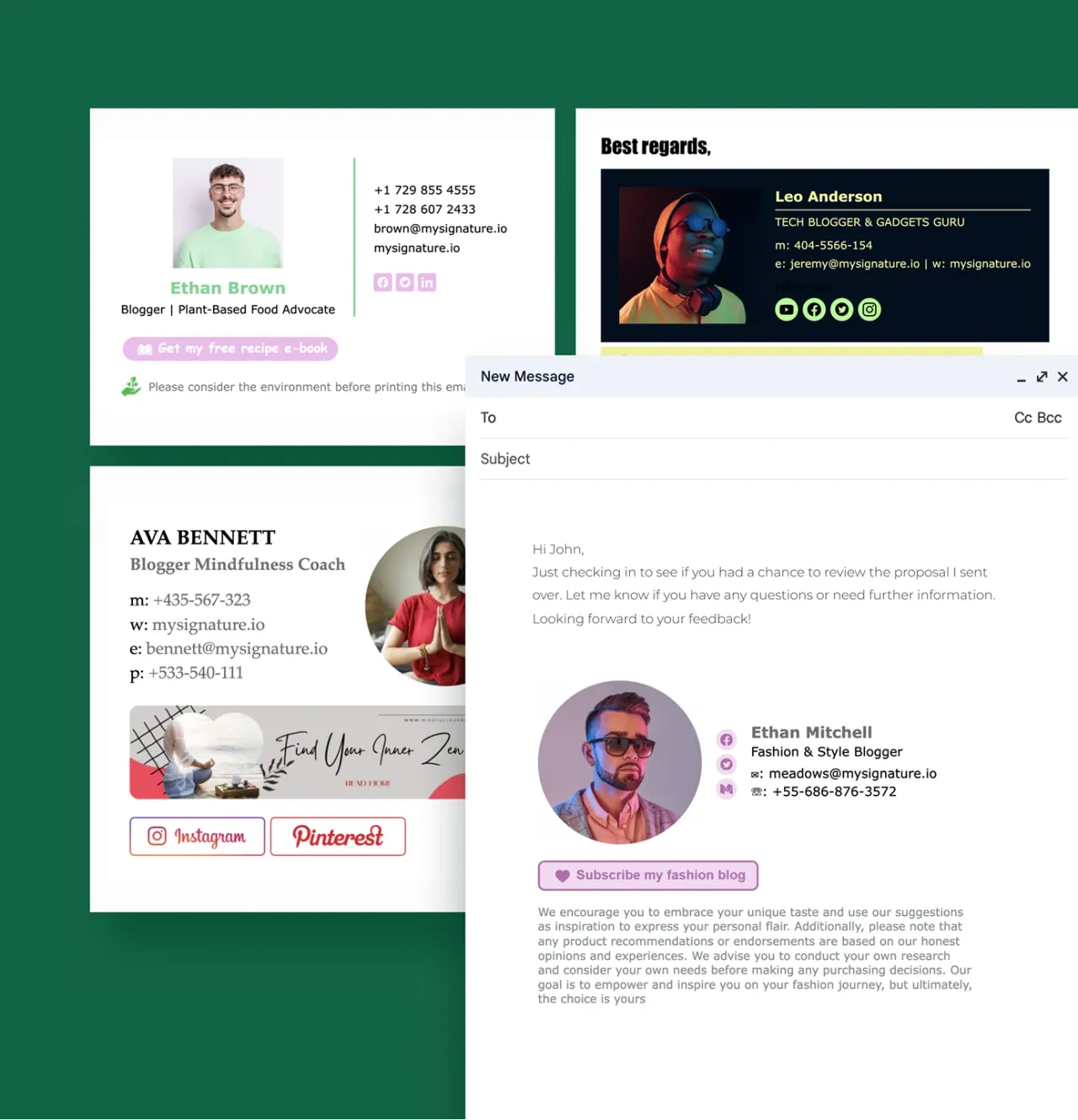 Wie man E-Mail-Signaturen für Blogger erstellt