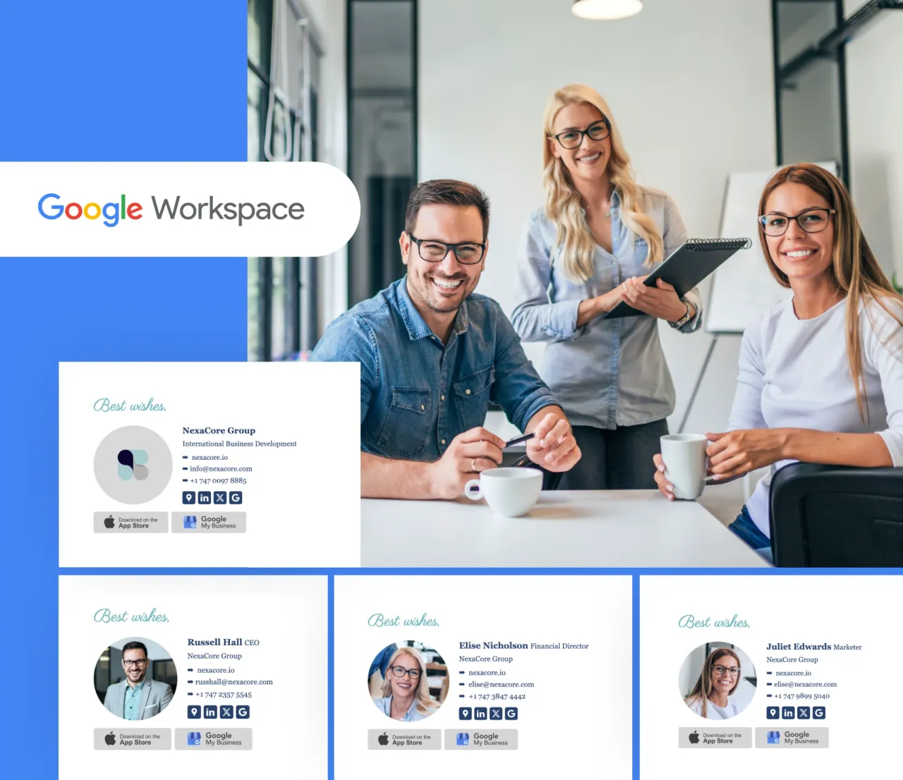 Zentrale Administration von Signaturen für Google Workspace (G Suite)