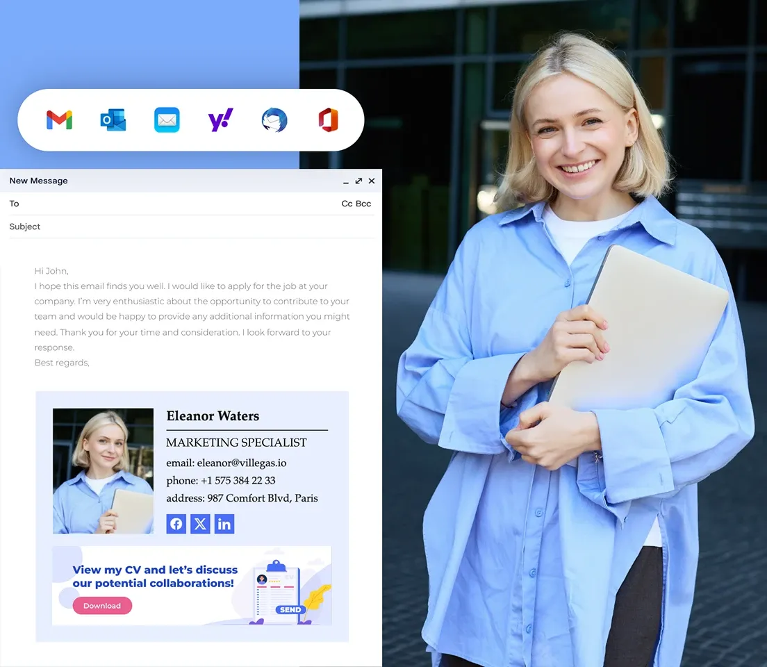 Wie erstellt man eine E-Mail-Signatur für Arbeitssuchende? (Beispiele)