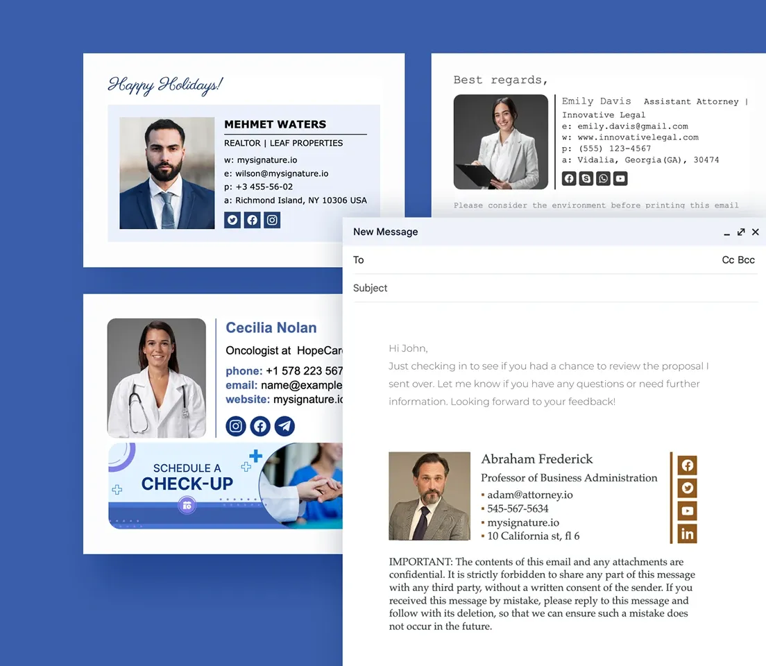 Professionelle E-Mail-Signatur: Tipps + Vorlagen