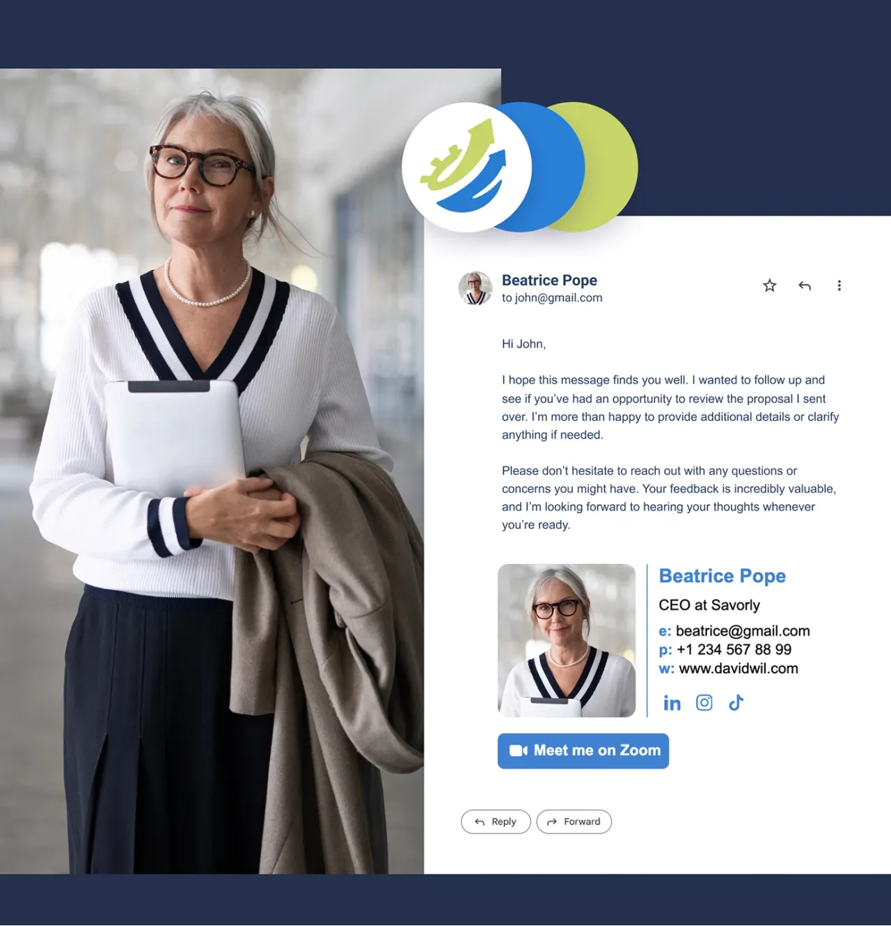Wie sieht eine professionelle E-Mail-Signatur aus?
