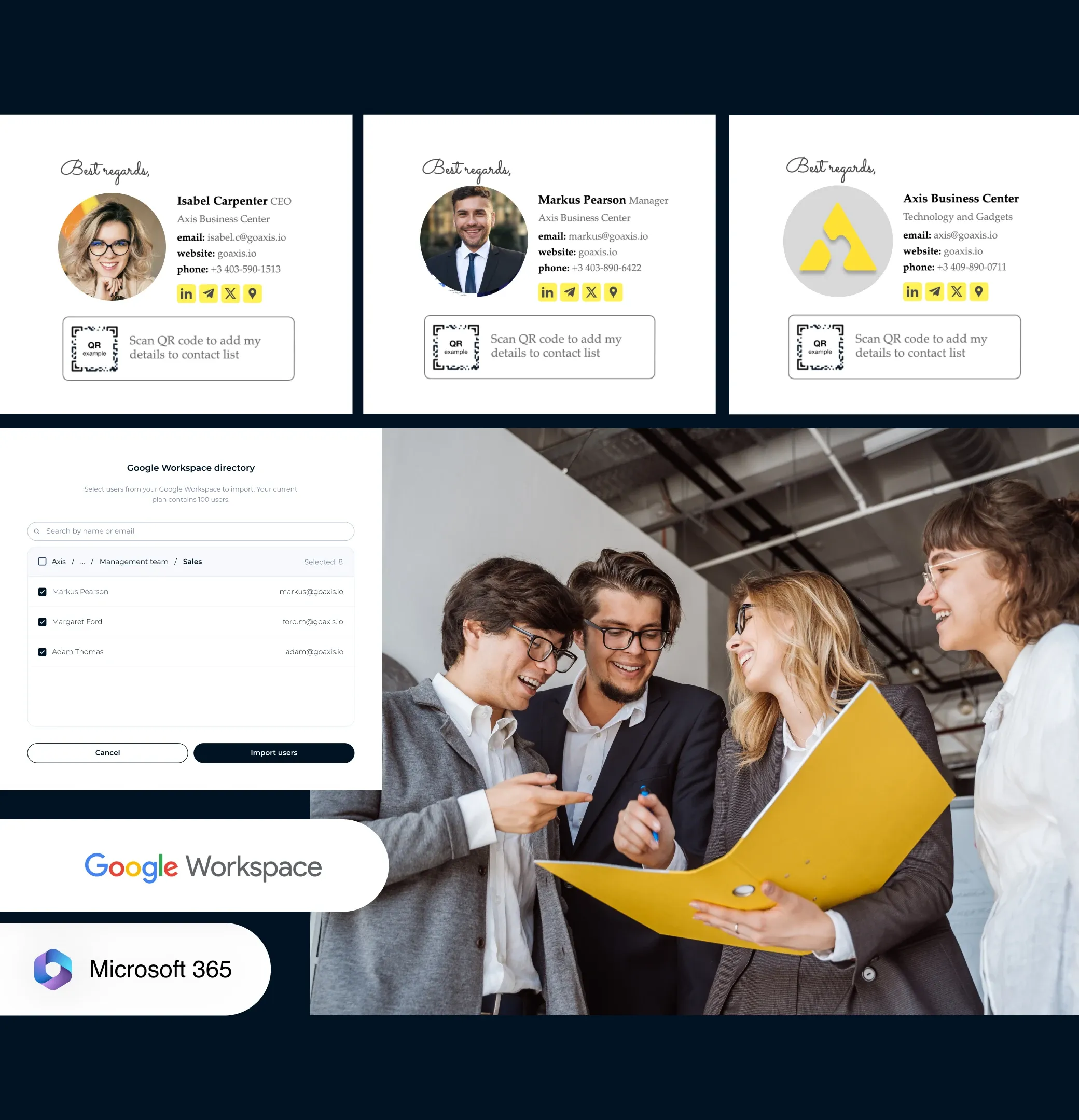 Professional email signature software for teams
