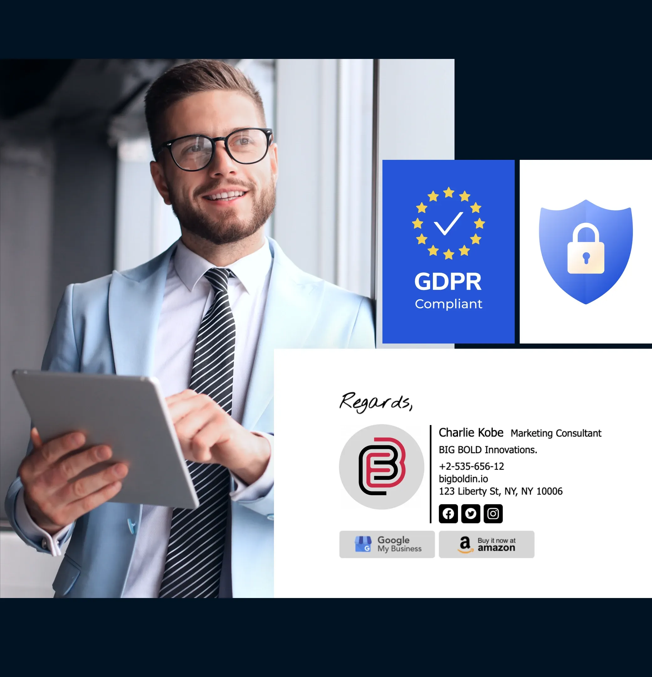 Sich ganz sicher fühlen dank unseres "Privacy First"-Ansatzes