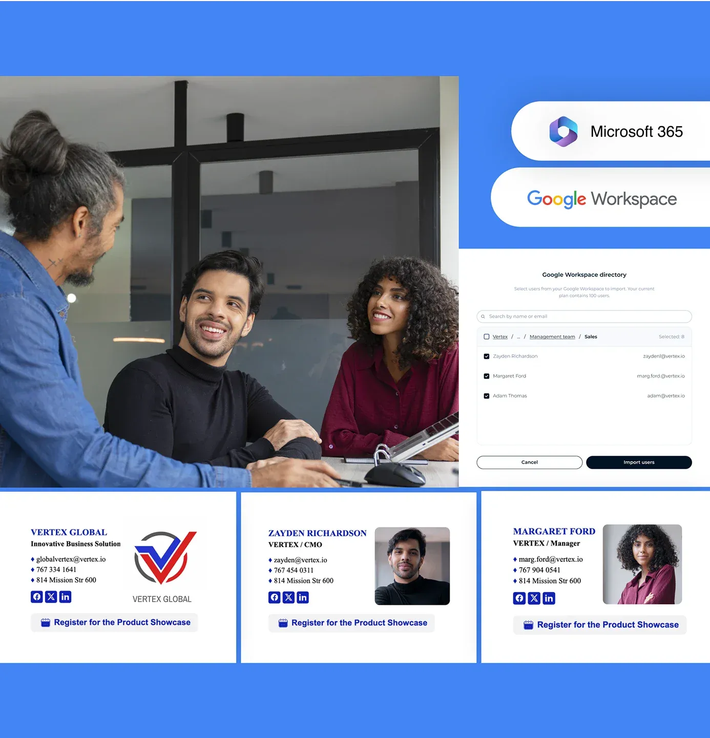 E-Mail-Signaturverwaltung für Teams