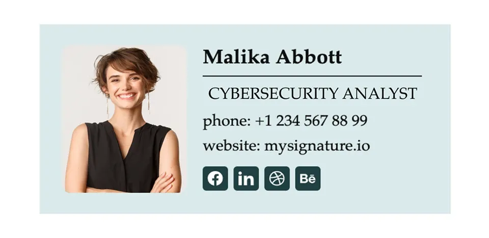 Welche Informationen sollten NICHT in der E-Mail-Signatur eines Arbeitssuchenden enthalten sein?