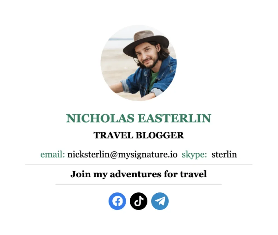 E-Mail-Signatur für Blogger