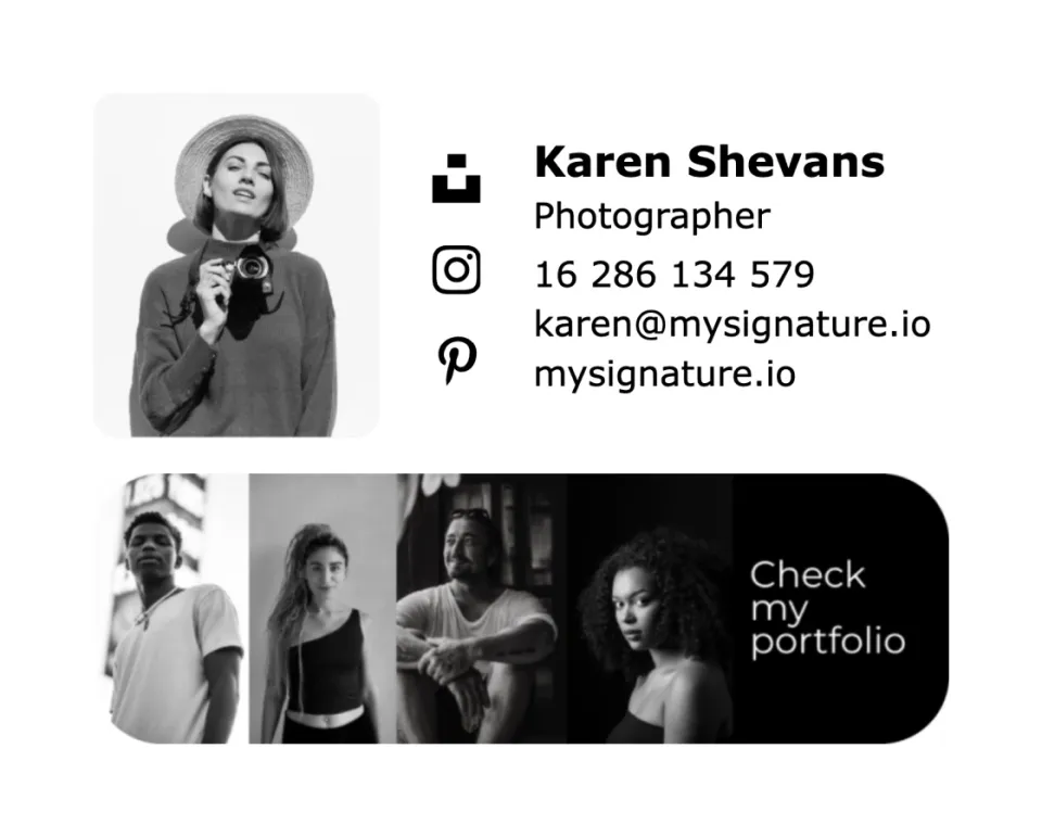 E-Mail-Signatur für Fotografen