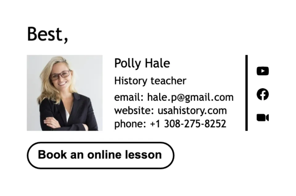 E-Mail-Signatur für Lehrer