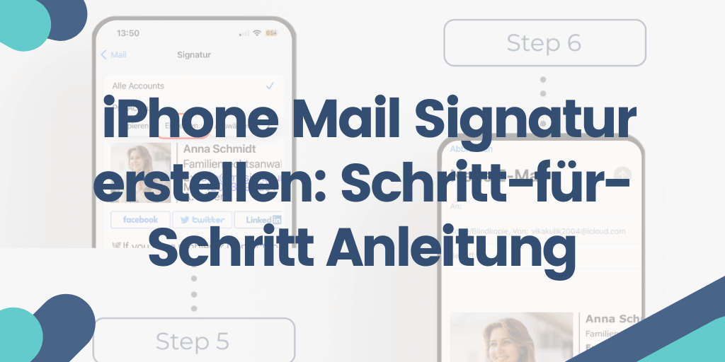 _iPhone Mail Signatur erstellen Schritt-für-Schritt Anleitung