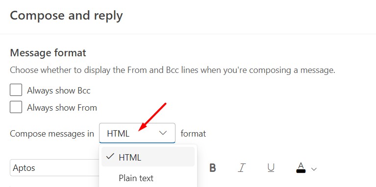 compose-messages-in-html