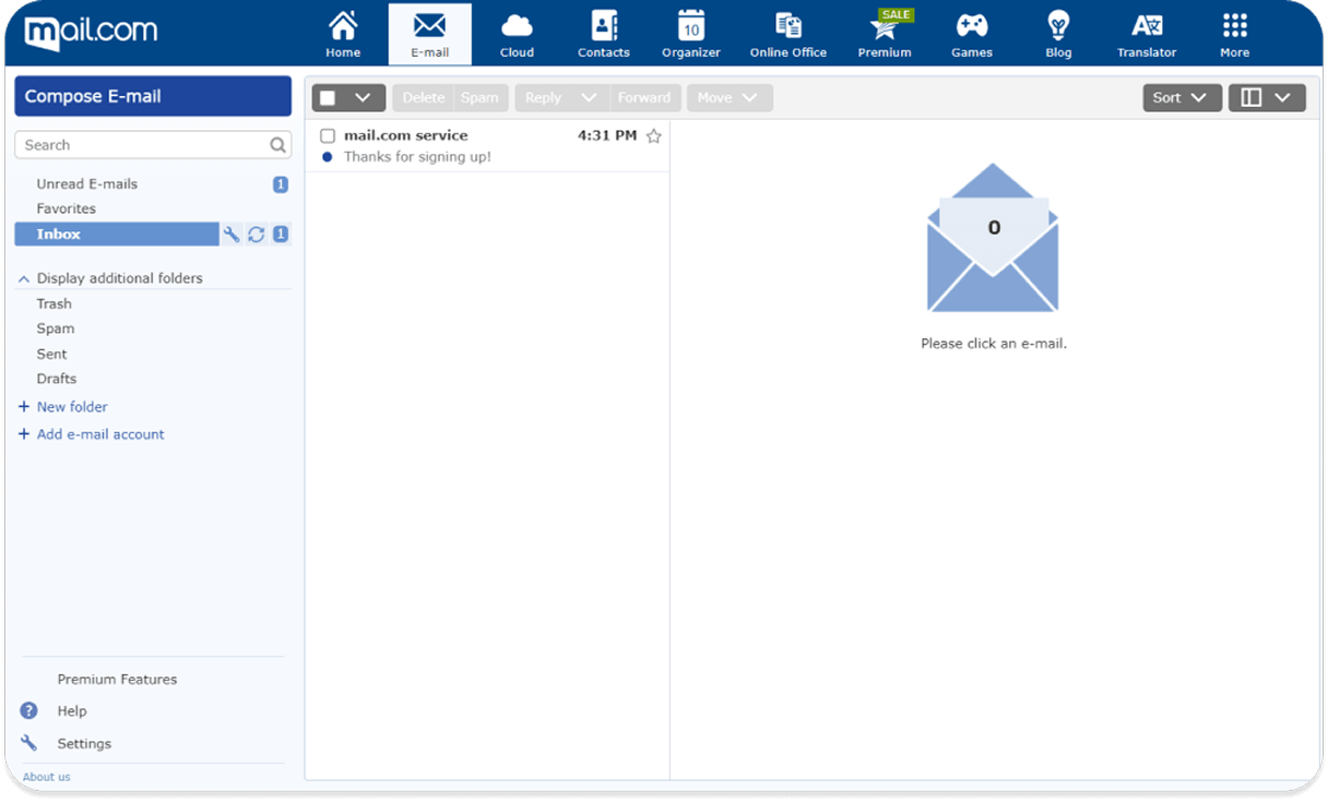 Mail.com Email Provider