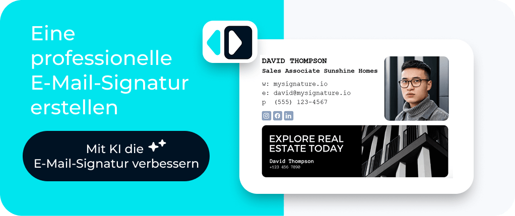 MySignature email signature banner