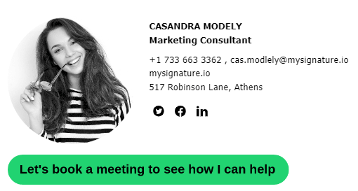 Email Signature for Marketing Consultant