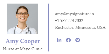 Email Signature for Nurse