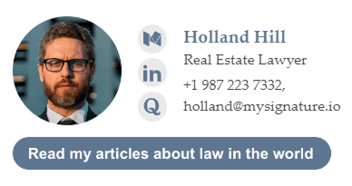 Email Signature for Real Estate Lawyer