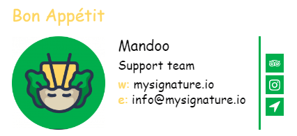 Email Signature for Support Team