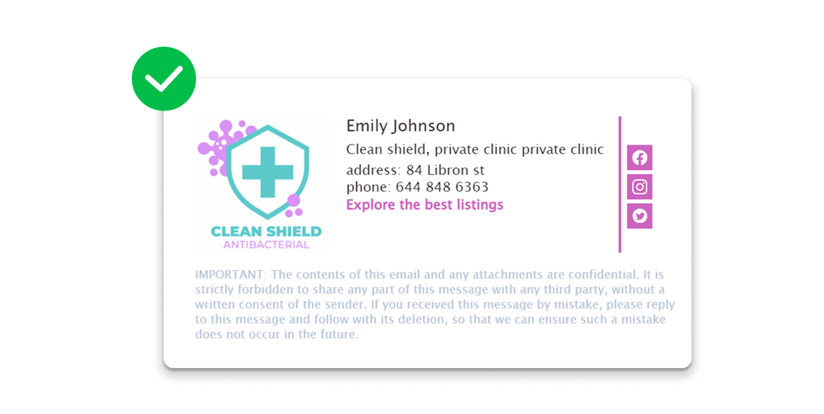 Proper Email Signature